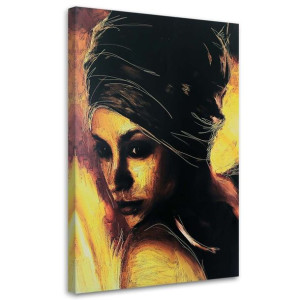 OBRAZ NA PŁÓTNIE Afrykańska Kobieta Fashion 70x100