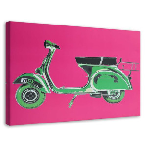 OBRAZ NA PŁÓTNIE Skuter Pop Art 100x70