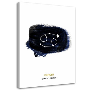 OBRAZ NA PŁÓTNIE Znak zodiaku Rak Horoskop 40x60