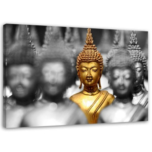 OBRAZ NA PŁÓTNIE Złoty Buddha, ZEN SPA 60x40