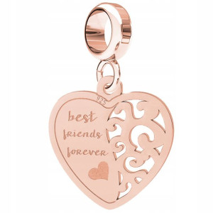 Charms Best Friends różowe złoto srebro 925