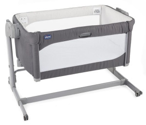 Next2me Magic Chicco 0m+ łóżeczko dostawne - MOON GREY