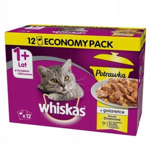 Whiskas Saszetka Potrawka Drobiowa 12x100g