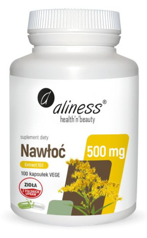 ALINESS Nawłoć Solidago Virgaurea L Ekstrakt 10:1 500 mg 100K