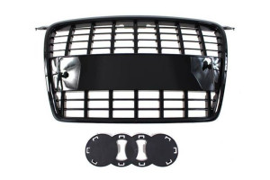 Grill Audi A3 8p S8-style Black (05-09)