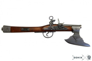 Replika Niemiecki Pistolet Z Toporem Z Xviiw Denix Model 1010