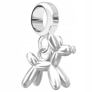 Charms wiszący Balonowy Pies Dog srebro 925
