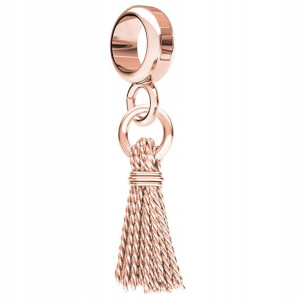 Charms wiszący Chwost różowe złoto S925