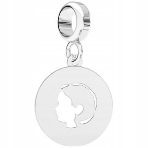 Charms wiszący Chłopczyk Chłopiec srebro 925