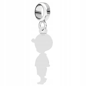 Charms wiszący Chłopiec dziecko srebro 925