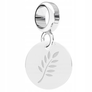 Charms wiszący Gałązka Blaszka srebro 925