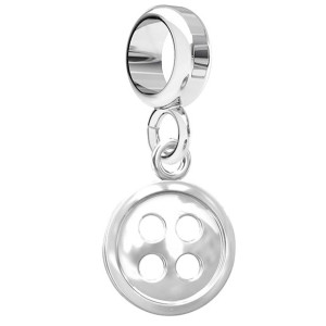 Charms wiszący Guzik srebro 925