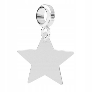 Charms wiszący Gwiazda Gwiazdka Star srebro 925