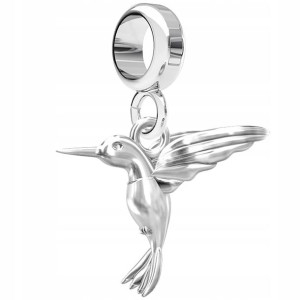 Charms wiszący Koliber Ptak srebro 925