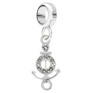 Charms wiszący Kotwica Morze srebro 925