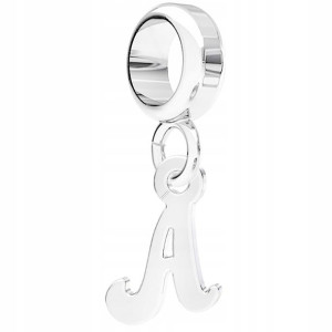Charms wiszący Literka A srebro 925
