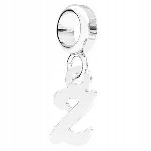 Charms wiszący Literka Z srebro 925