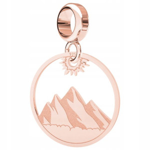Charms Góry Tatry Zakopane różowe złoto 925