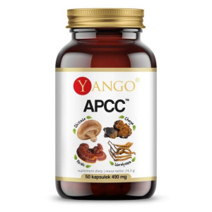YANGO APCC™ Reishi Shitake Kordyceps Chaga 50 kaps.