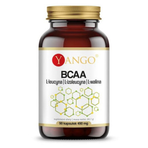 YANGO BCAA L-leucyna L-izoleucyna L-walina 90 kaps.