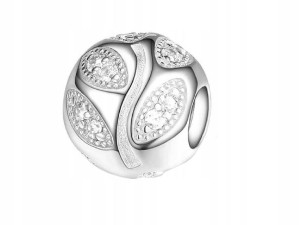 Charms Liście Cyrkonie Leafs srebro 925