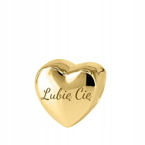 Charms Lubię Cię srebro 925 + GRAWER