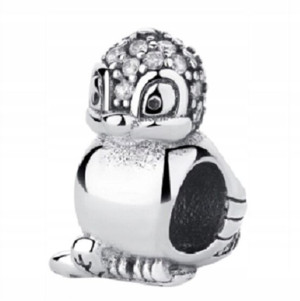 Charms Ptak ptaszek w Cyrkonie srebro 925