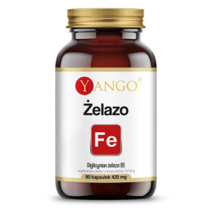 YANGO Żelazo Diglicynian Żelaza (II) 90 kaps.
