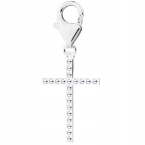 Zawieszka wisząca Krzyż Krzyżyk Cross srebro 925