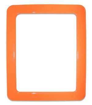 Magnetyczna ramka samoprzylepna rozm. 19.0 x 23.8 cm - pomarańczowa