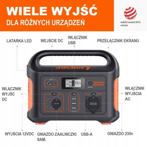 Generator Solarny Jackery Explorer 500eu + Solar