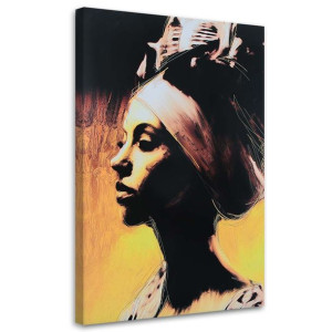 OBRAZ NA PŁÓTNIE Afryka Kobieta Glamour 70x100