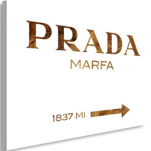 OBRAZ NA PŁÓTNIE Prada Marfa 30x20