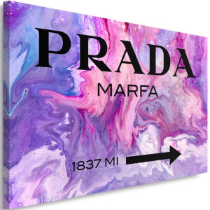 OBRAZ NA PŁÓTNIE Prada Marfa Abstrakcja 40x30