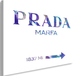 OBRAZ NA PŁÓTNIE Prada Marfa Fashion 30x20