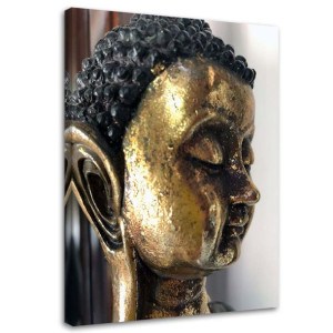 OBRAZ NA PŁÓTNIE Złoty Buddha Zen Spa 80x120