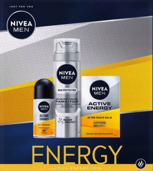 NIVEA MEN Active Energy Trio zestaw prezentowy