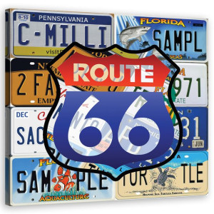 Obraz Na Płótnie Route 66 40x40