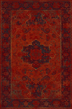 DYWAN WEŁNIANY POLONIA Dukato rubin 200x300
