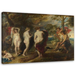 OBRAZ NA PŁÓTNIE REPRODUKCJA Sąd Parysa - P. P.Rubens, 70x100