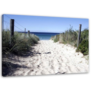 OBRAZ NA PŁÓTNIE Ścieżka na Plażę Wydmy 90x60
