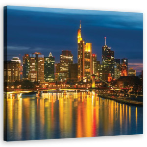 OBRAZ NA PŁÓTNIE Skyline Nowy Jork Nac 40x40