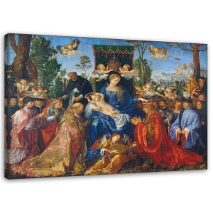 OBRAZ NA PŁÓTNIE REPRODUKCJA Święto Różańcowe A.Dürer, 40x60