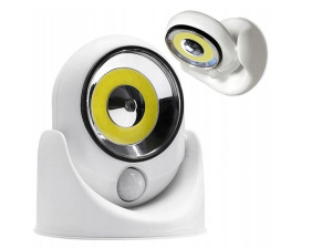 Lampka Led Cob 360 Na Baterie Z Czujnikiem Ruchu