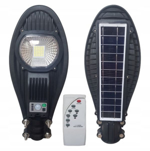 Lampa uliczna LED latarnia solarna 50W + PILOT