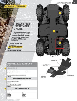 HMWPE Trailing Arm Protectors 715002925