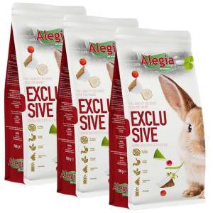 Karma dla Królika - 3x Alegia exclusive Królik 700g