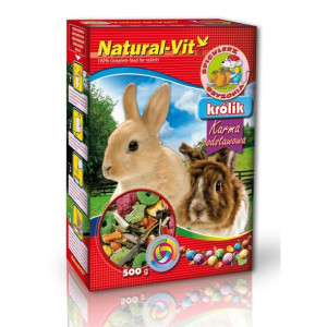 Karma dla Królika - NATURAL VIT 500g KARTON KRÓLIK