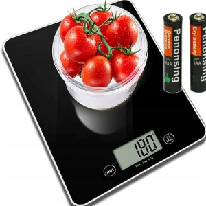 ELEKTORNICZNA WAGA KUCHENNA szkło dokładna LCD 5KG
