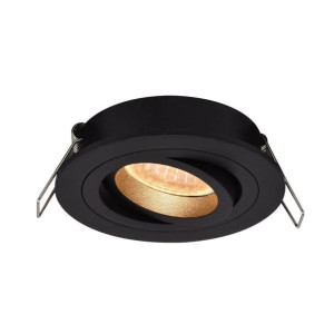 Czarny wpust nowoczesny Rondoo ARGU10-039 okrągła lampa do kuchni